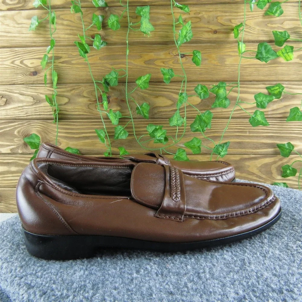 Florsheim Men's Comfortech Loafer Brown Leather Size 10M Gently Used 2025‎
